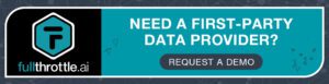 do you need a first-party data provider