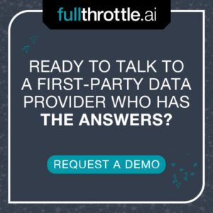 talk to a first-party data provider