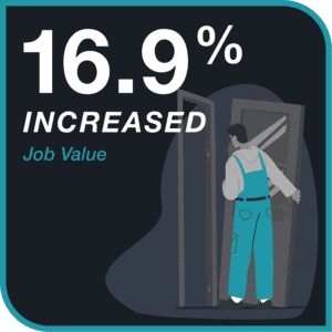 increase in job value