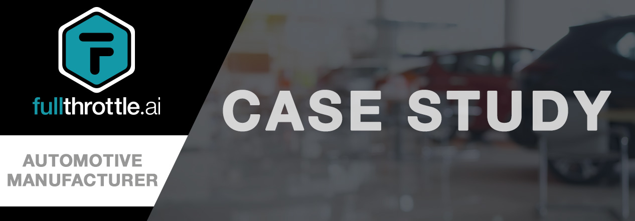 Automotive Manufacturer Case Study