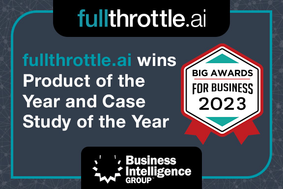 BIG award product of the year and case study of the year